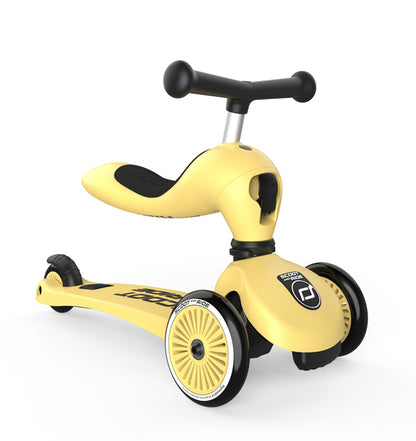 Trotinete Evolutiva 2 em 1 - Scoot & Ride – Highwaykick 1 – Lemon