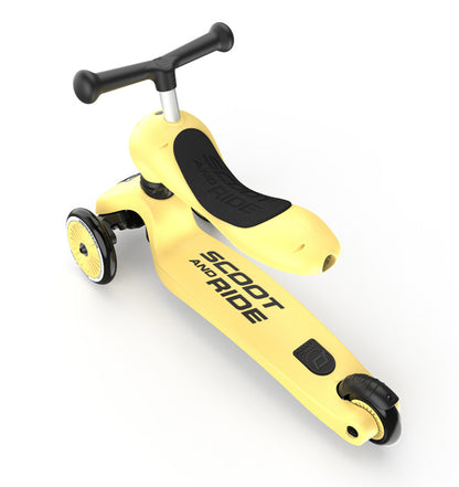 Trotinete Evolutiva 2 em 1 - Scoot & Ride – Highwaykick 1 – Lemon