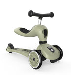 Trotinete Scoot & Ride Highwaykick 1 olive, vista 4