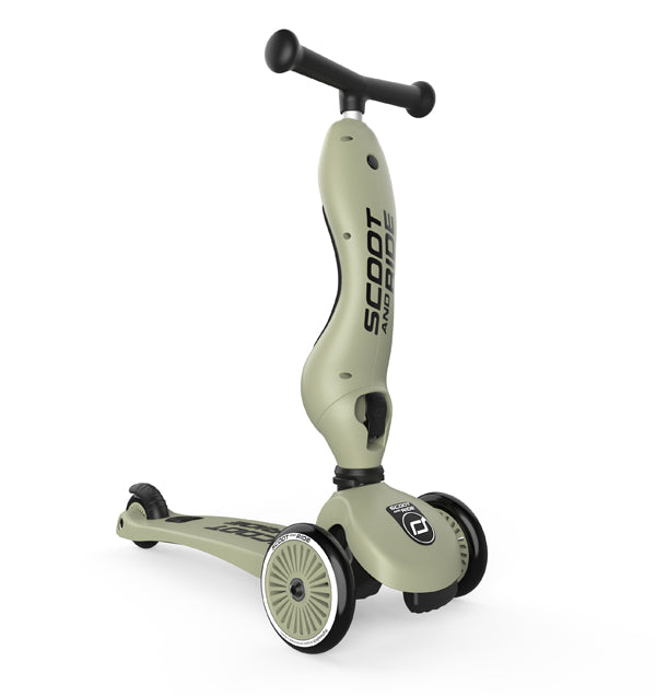 Trotinete Scoot & Ride Highwaykick 1 olive, vista 5