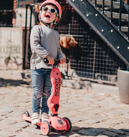 Trotinete Evolutiva 2 em 1 - Scoot & Ride – Highwaykick 1 – Peach