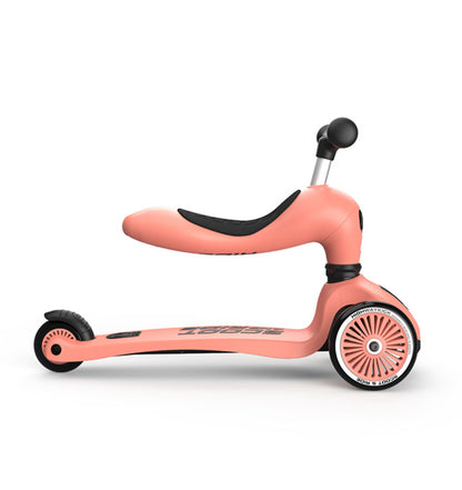 Trotinete Evolutiva 2 em 1 - Scoot & Ride – Highwaykick 1 – Peach