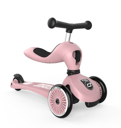 Trotinete Evolutiva 2 em 1 - Scoot & Ride – Highwaykick 1 – Rose