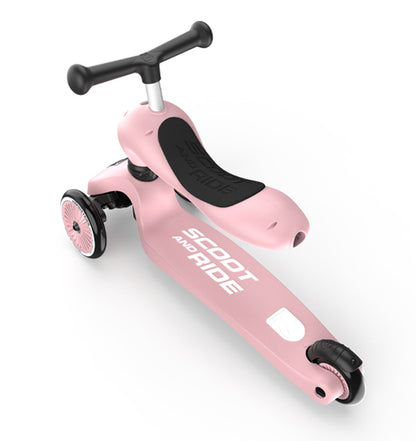 Trotinete Evolutiva 2 em 1 - Scoot & Ride – Highwaykick 1 – Rose