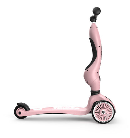Trotinete Evolutiva 2 em 1 - Scoot & Ride – Highwaykick 1 – Rose