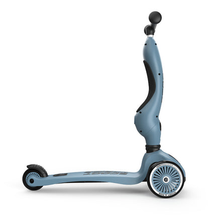 Trotinete Evolutiva 2 em 1 - Scoot & Ride – Highwaykick 1 – Steel