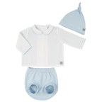 Conjunto de 3 peças com vestido em algodão, vista 3