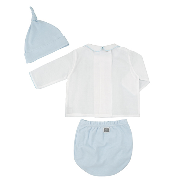 Conjunto de 3 peças com vestido em algodão, vista 4