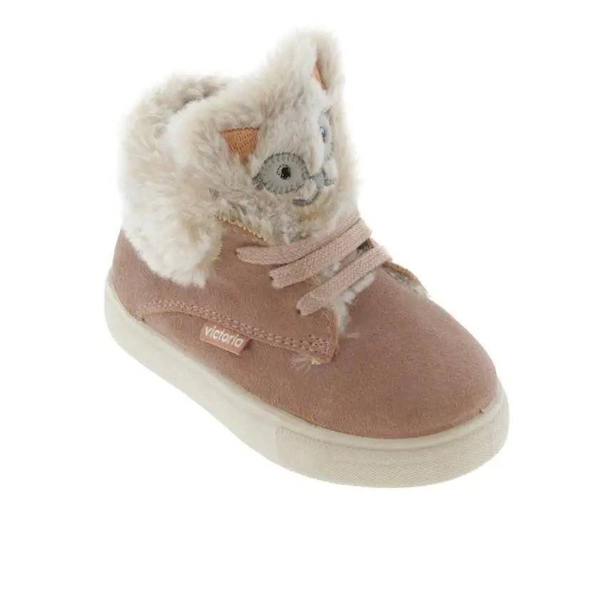 Botas Victoria em camurça com animal bordado, vista 7