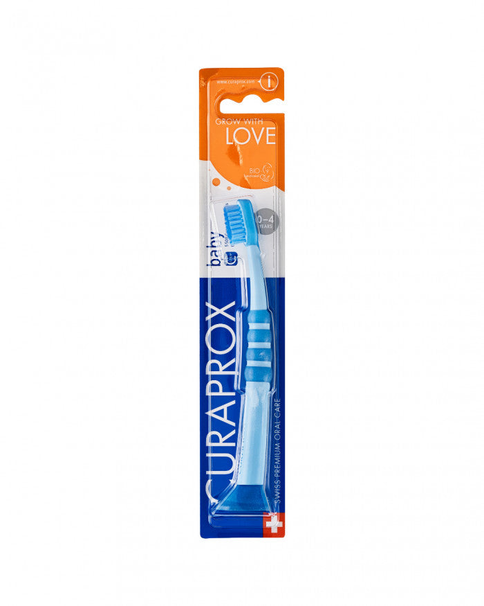 Escova de dentes Curaprox para bebé azul, vista 3