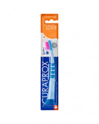 Escova de dentes Curaprox para bebé azul e rosa, vista 3