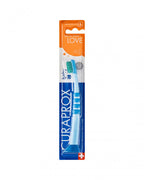 Escova de dentes Curaprox para bebé azul e verde, vista 3