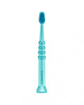 Escova de dentes Curaprox para bebé verde e azul