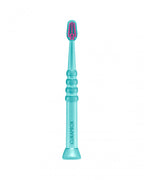 Escova de dentes Curaprox para bebé verde e rosa
