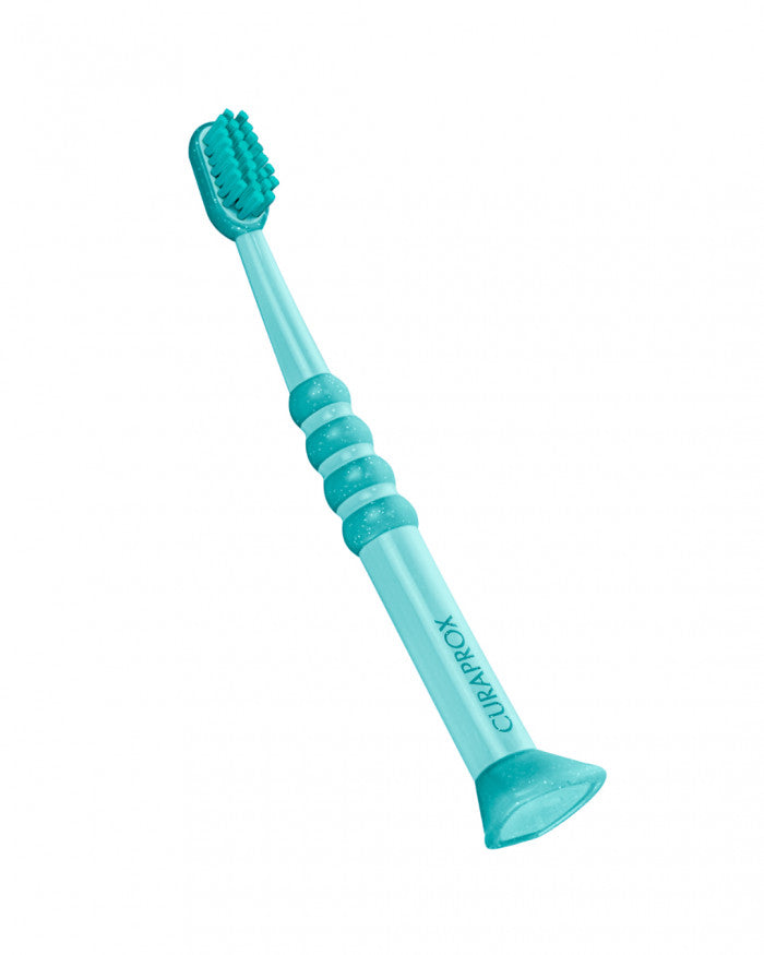 Escova de dentes Curaprox para bebé verde, vista 2