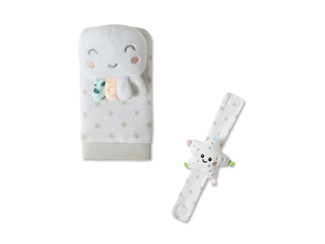 Chocalhos para pés e pulsos de bebé modelo polvo Interbaby, vista 2