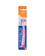 Escova de dentes Curaprox para bebé rosa e azul, vista 3