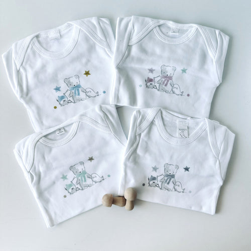 Body interior Baby Bear de manga comprida para bebé