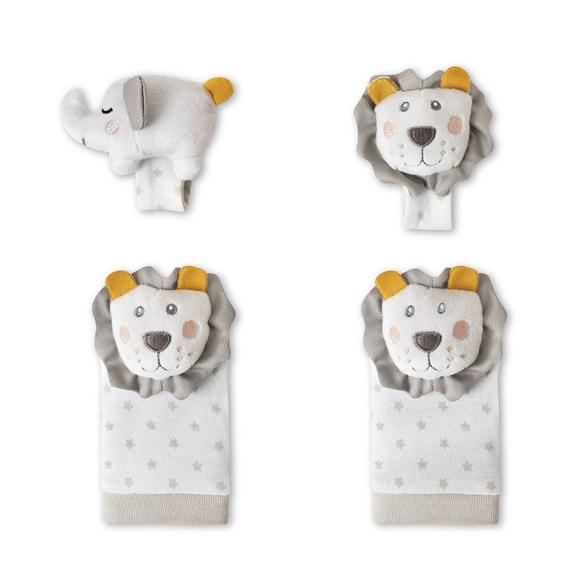 Chocalhos para pés e pulsos de bebé modelo elefante Interbaby, vista 2