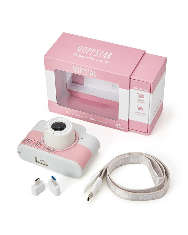 Máquina fotográfica digital Hoppstar Expert Blush para crianças