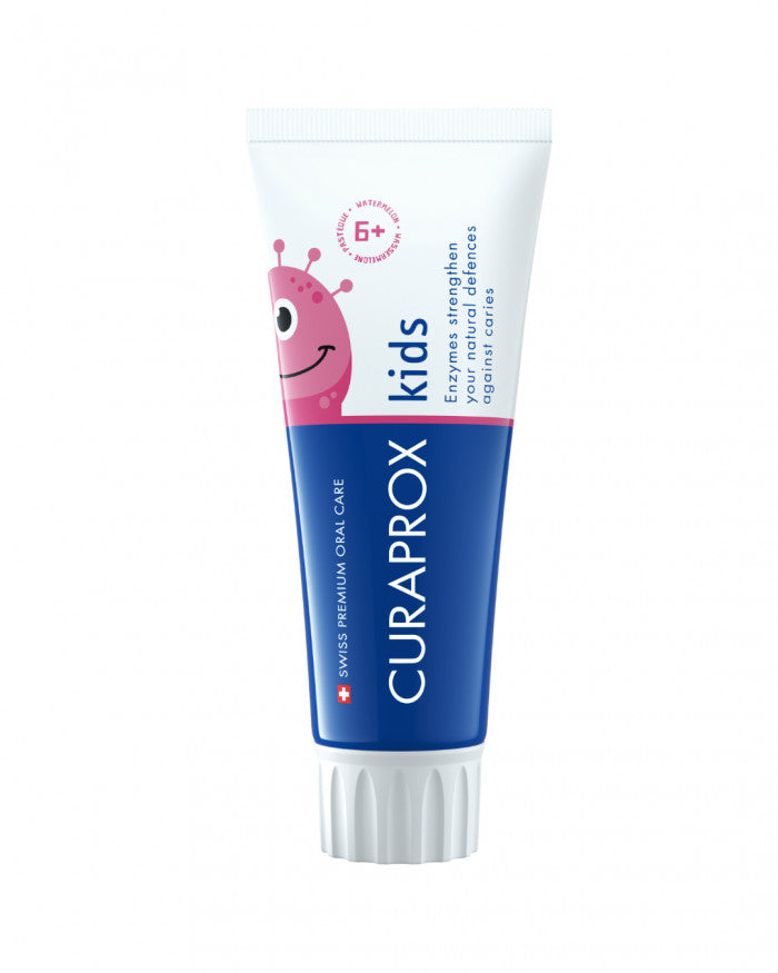 Pasta de dentes Curaprox Kids sabor melancia para crianças