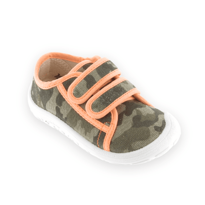 TÉNIS BAREFOOT BOSCO LONA VELCRO CAMUFLAGEM VICTORIA